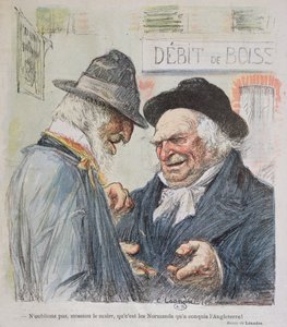 Let us not forget, Mr. Mayor, that it is these Normans that conquered England! by Charles Leandre